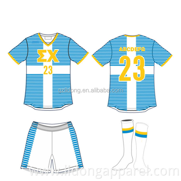 Cool soccer uniforms soccer jerseys sublimation printing custom football shirts